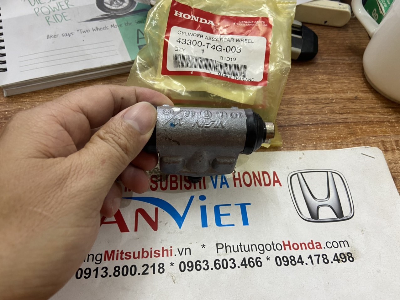 Xy lanh phanh sau xe Honda CITY